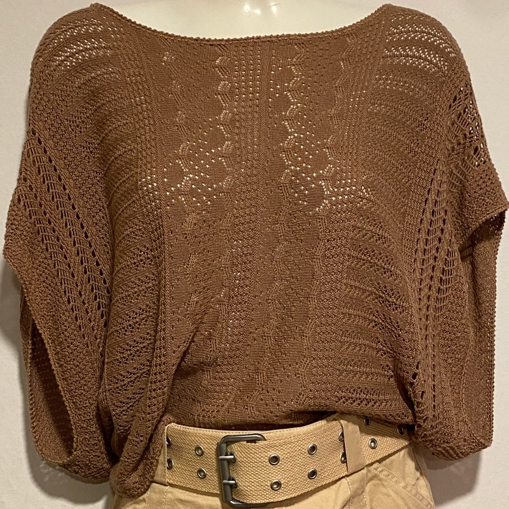 xxi no sleeve oversized knit top size medium - Picture 2 of 16